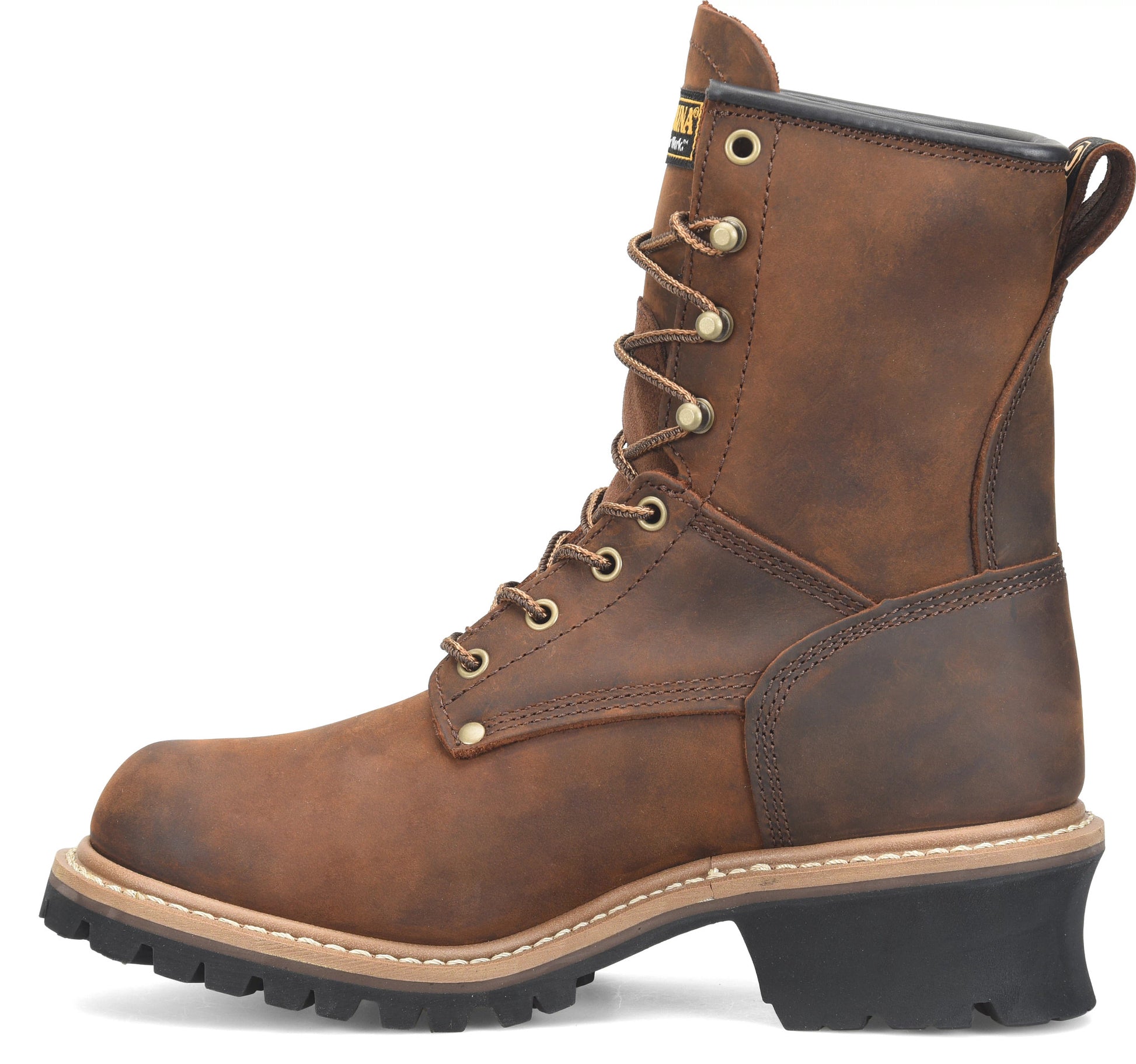 Carolina Boot Elm 8" Waterproof Logger Brown
