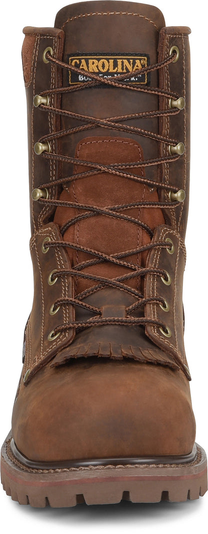 Carolina Boot 28 Series 8" Composite Toe Waterproof Work Boot Brown