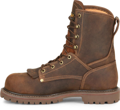 Carolina Boot 28 Series 8" Composite Toe Waterproof Work Boot Brown