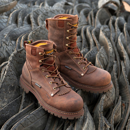 Carolina Boot 28 Series 8" Composite Toe Waterproof Work Boot Brown