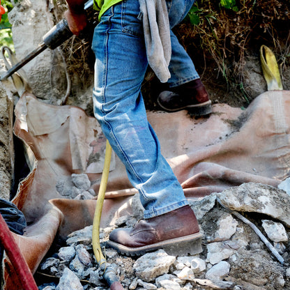 Carolina Boot Elm 8" Steel Toe Logger Medium Brown
