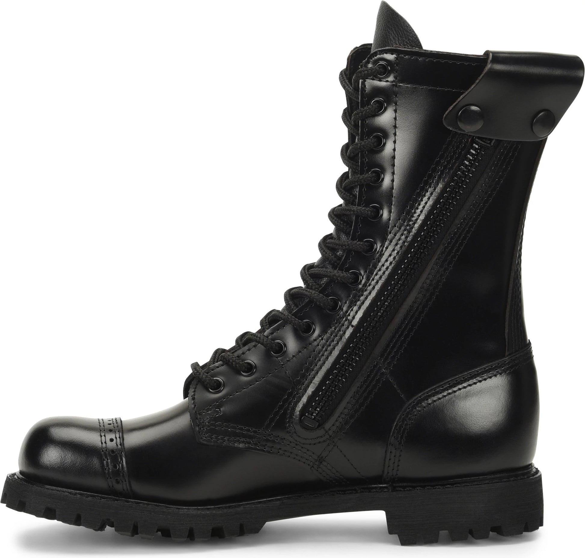 Carolina Boot Unlined Side Zipper Jump Boot Black