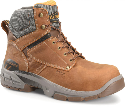 Carolina Boot Duke 6" Composite Toe Waterproof Work Boot Dark Brown