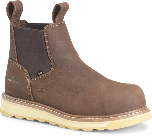 Carolina Boot Gruntz 6" Comp Toe Chelsea Brown