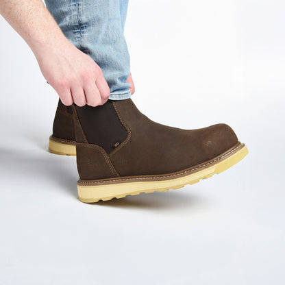 Carolina Boot Gruntz 6" Comp Toe Chelsea Brown