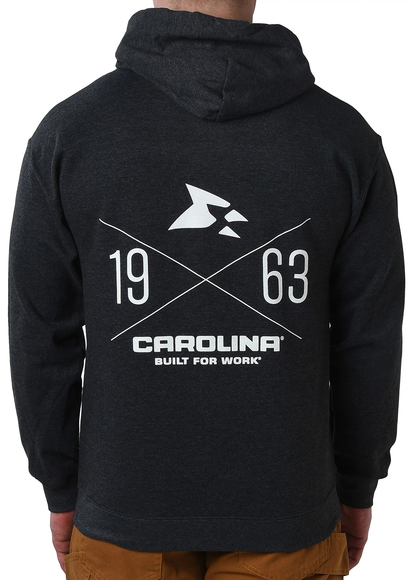 Carolina Boot Established 1963 Hoodie Heather Black