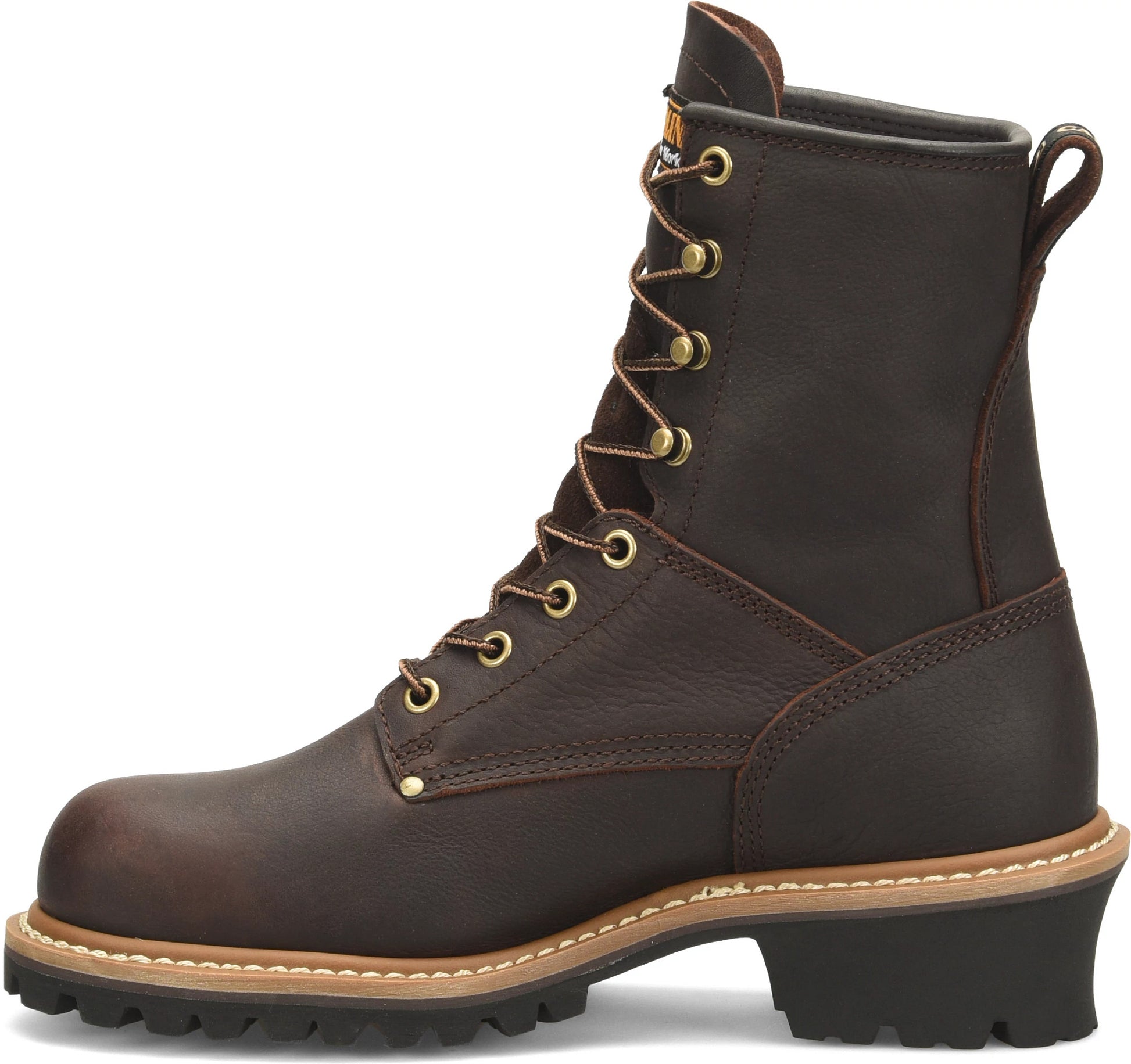 Carolina Boot Women's Elm 8" Logger Dark Brown