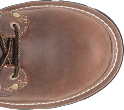 Carolina Boot Cardinal 8" Side-Zip Composite Toe Logger Dark Brown