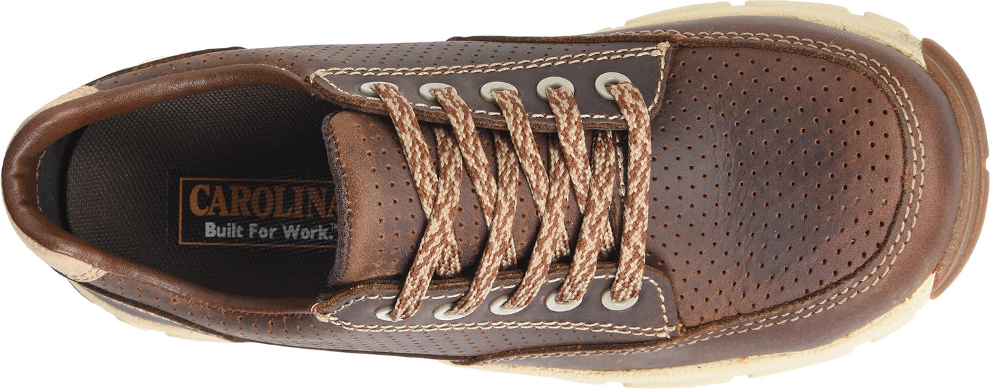 Carolina Boot S-117 Oxford Aluminum Toe Work Shoe Dark Brown