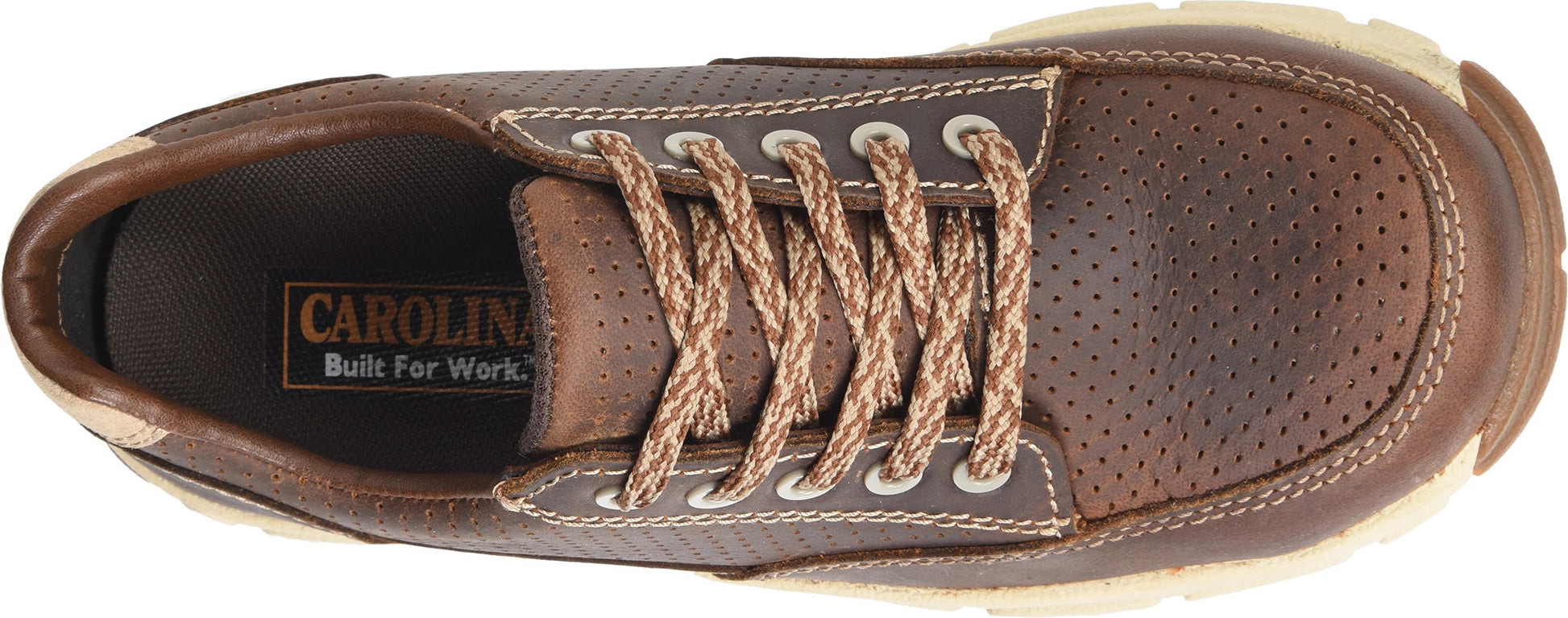 Carolina Boot S-117 Oxford Aluminum Toe Work Shoe Dark Brown