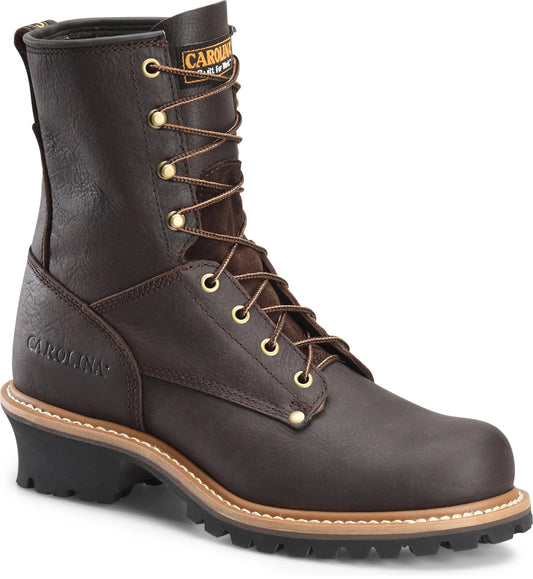 Carolina Boot Elm 8" Unlined Logger Brown