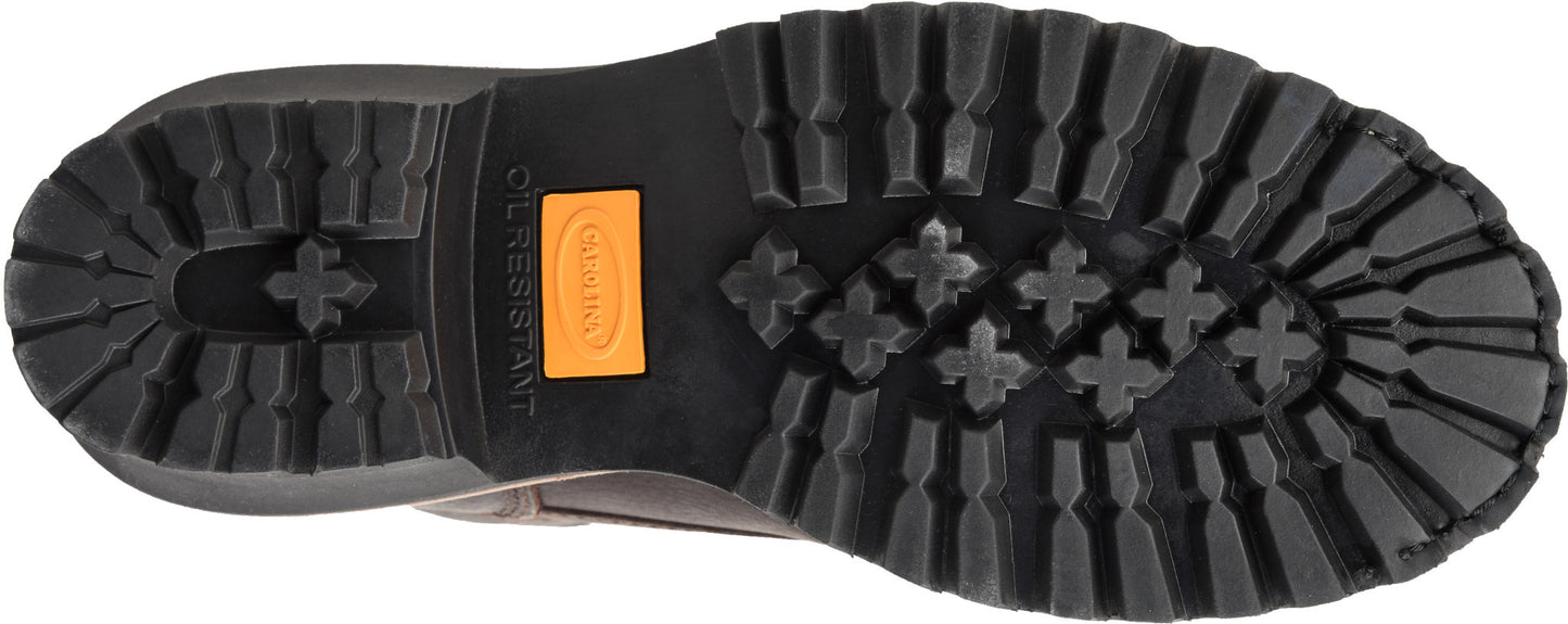 Carolina Boot Elm 8" Unlined Logger Brown