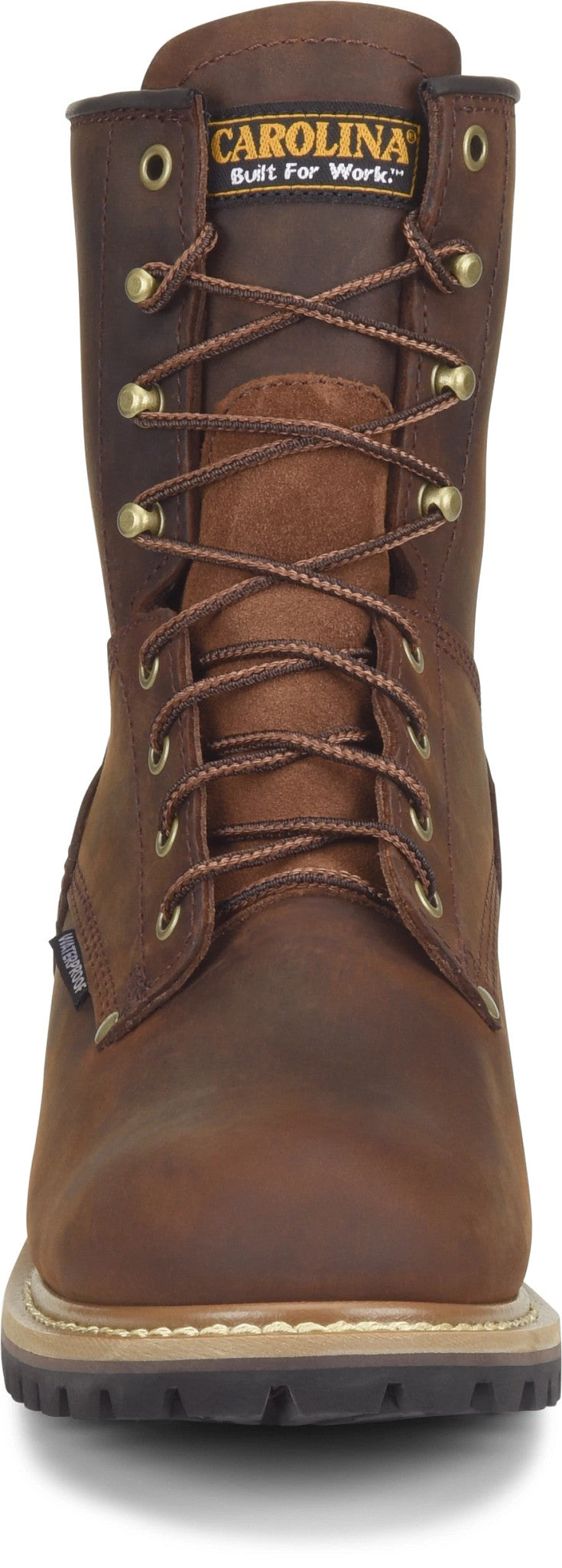 Carolina Boot Elm 8" Steel Toe Waterproof Logger Brown