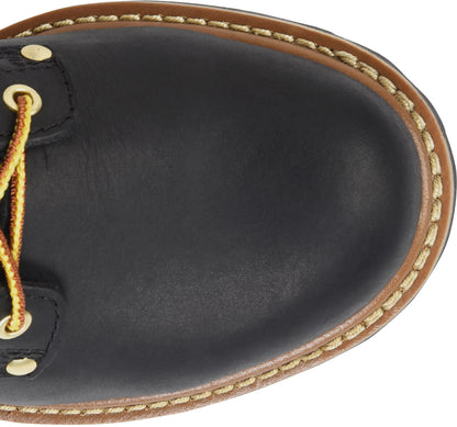 Carolina Boot Elm 8" Steel Toe Unlined Logger Black