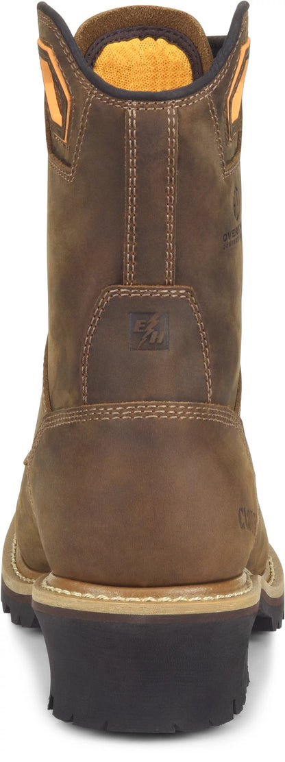 Carolina Boot Coppice Comp Toe Square Toe Logger Dark Brown
