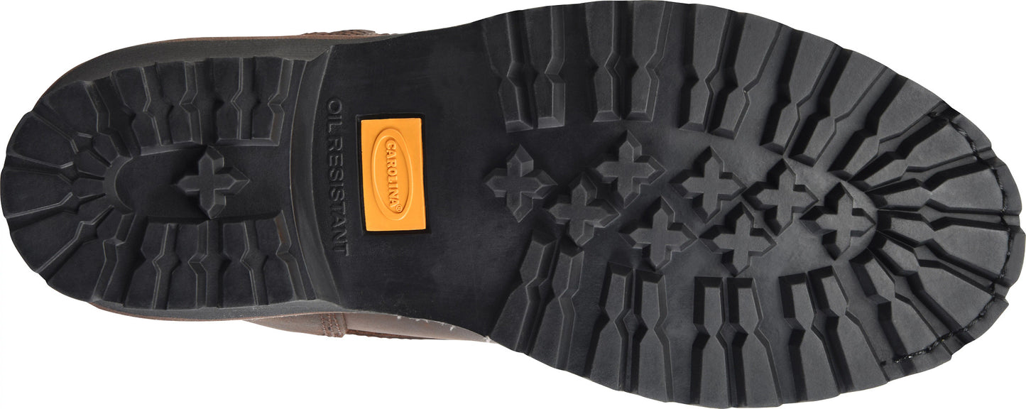 Carolina Boot Elm 8" Internal Met Guard Steel Toe Insulated Waterproof Work Boot Brown
