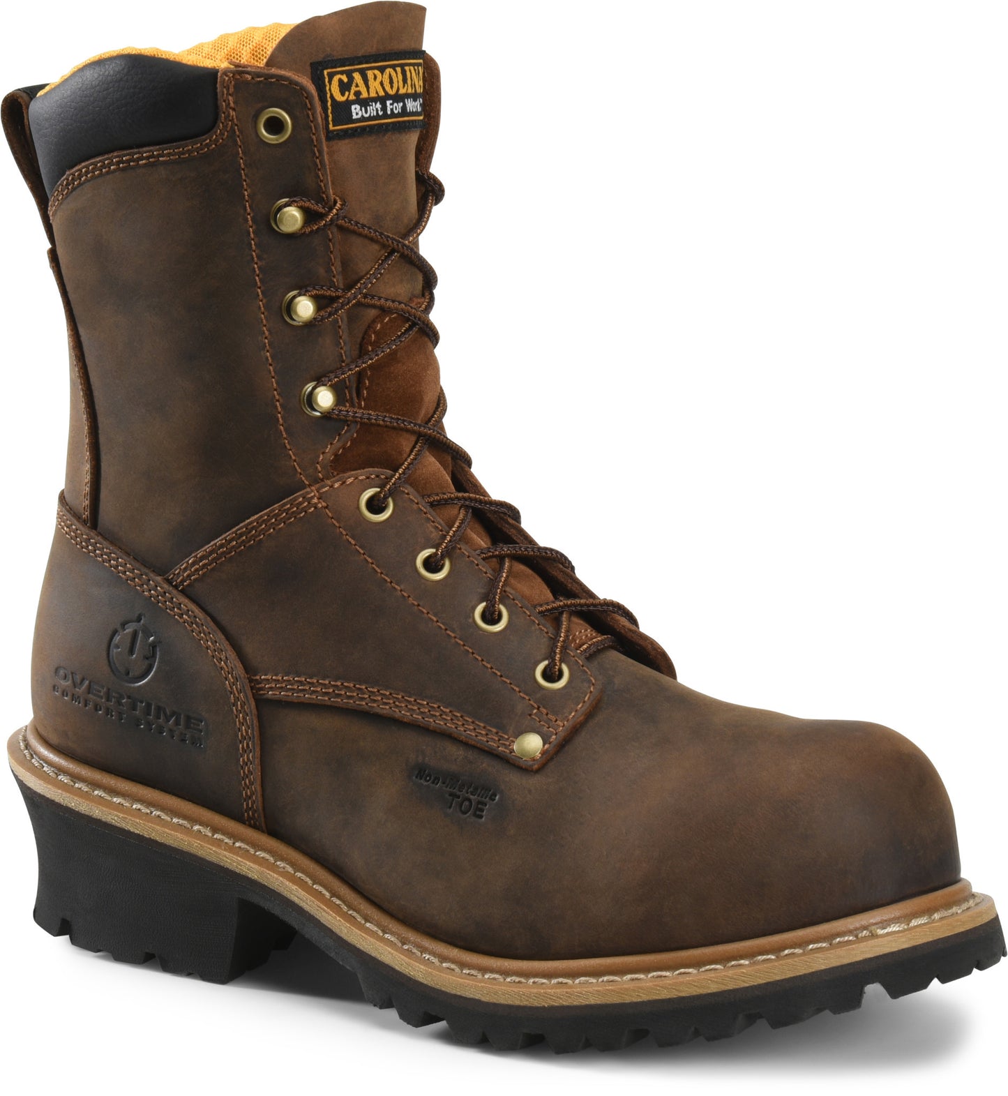 Carolina Boot Poplar Comp Toe Logger Dark Brown