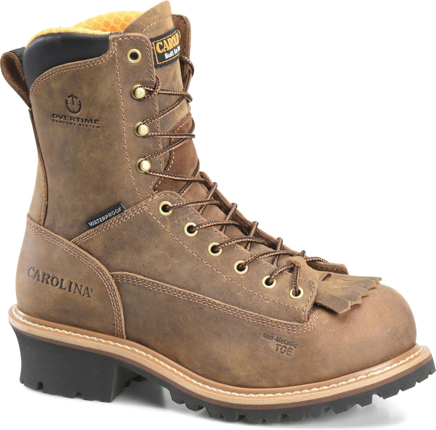 Carolina Boot Driller 8" Composite Toe Waterproof Logger Dark Brown