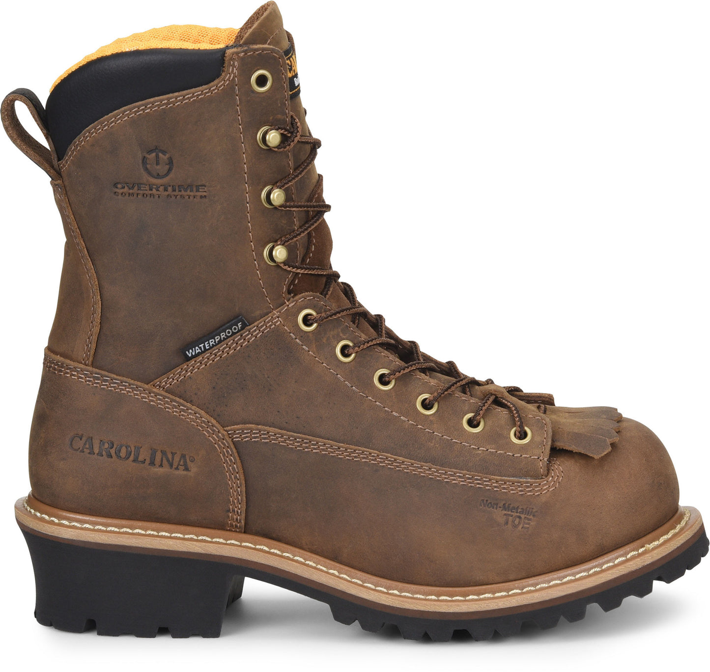 Carolina Boot Driller 8" Composite Toe Waterproof Logger Dark Brown
