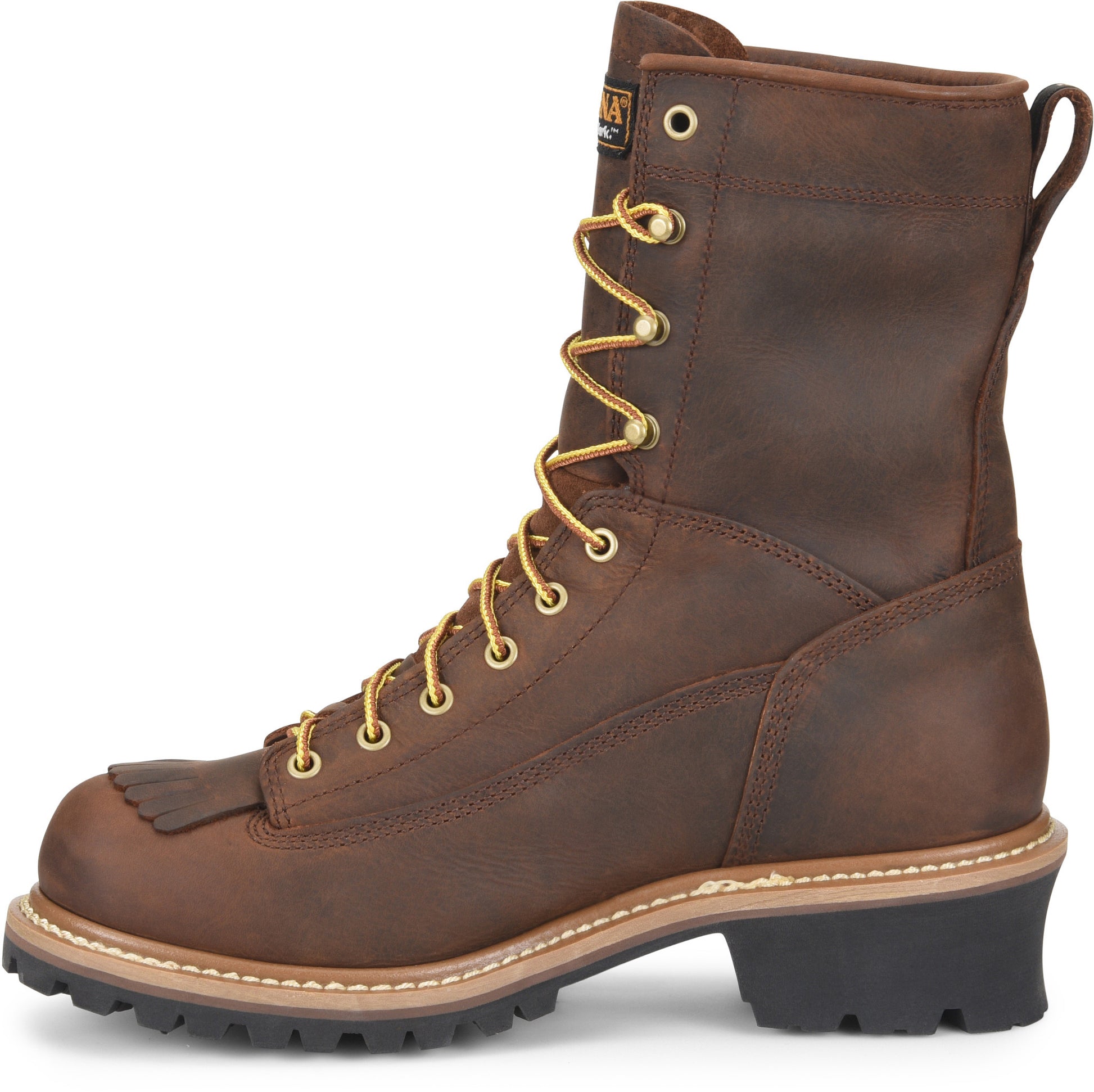 Carolina Boot Spruce 8" Soft Toe Waterproof Logger Dark Brown