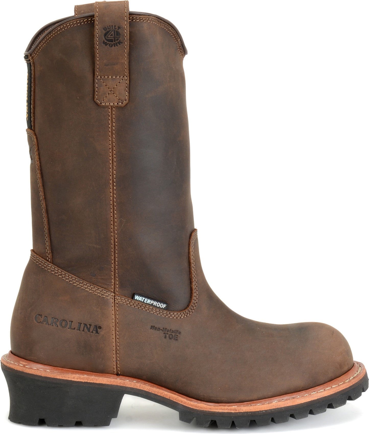 Carolina Boot Well X Men’s 12” Waterproof Comp Toe Ranch Wellington Logger Dark Brown