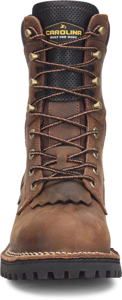 Carolina Boot Pitstop 8" Carbon Comp Toe Brown