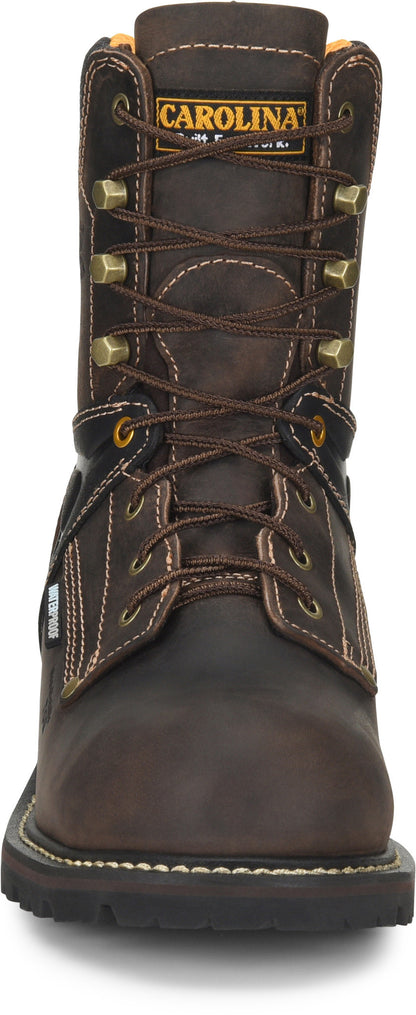 Carolina Boot Timber 8" Composite Toe Waterproof Logger Dark Brown
