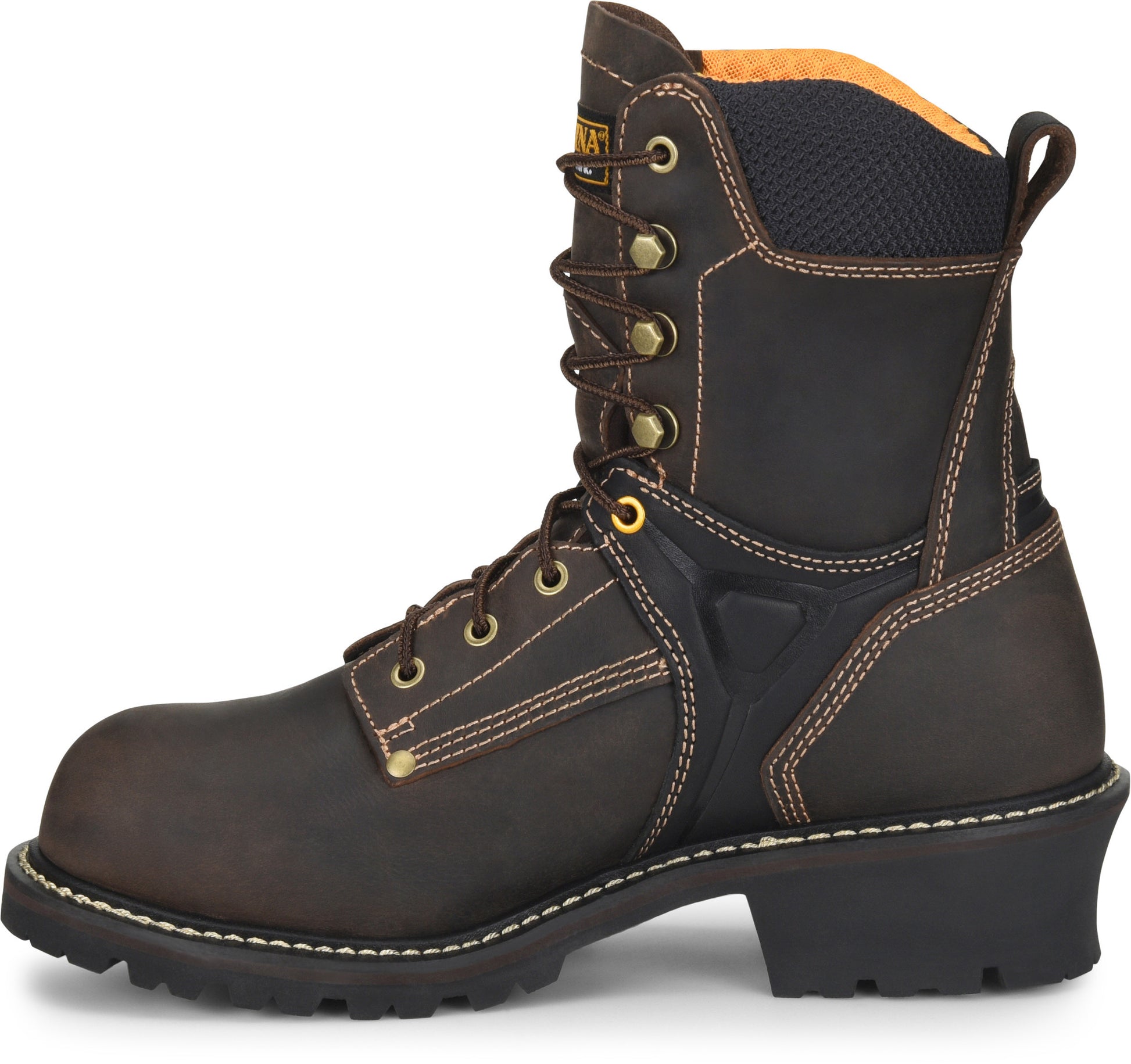 Carolina Boot Timber 8" Composite Toe Waterproof Logger Dark Brown
