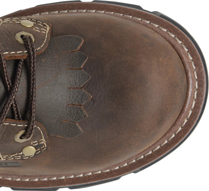 Carolina Boot Cardinal Capacity 8" Waterproof Comp Toe Logger Dark Brown