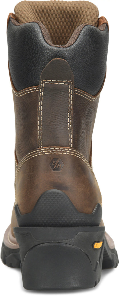 Carolina Boot Cardinal Capacity 8" Waterproof Comp Toe Logger Dark Brown