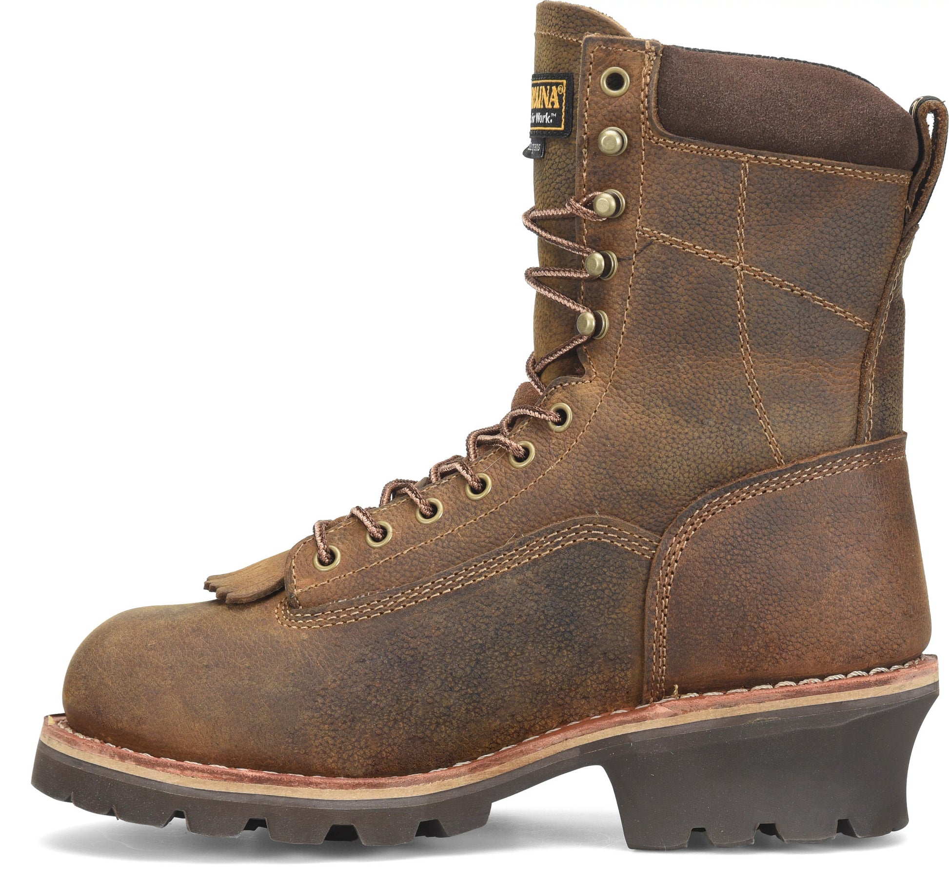 Carolina Boot Insulated Birch 8" Comp Toe Medium Brown