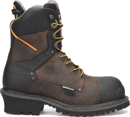 Carolina Boot Steadfast Comp Toe Logger Dark Brown