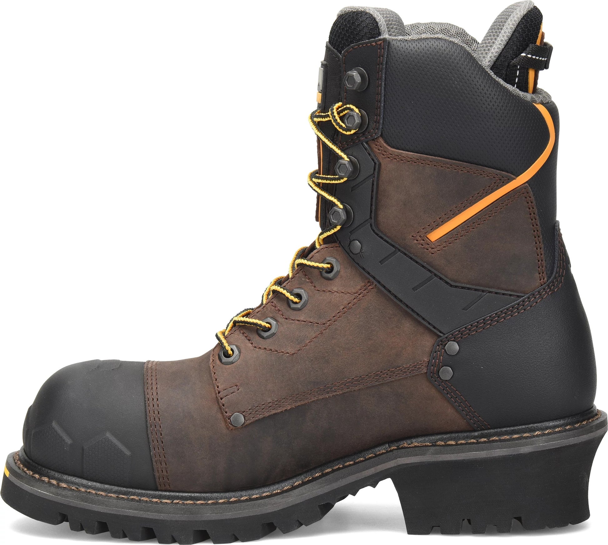 Carolina Boot Steadfast Comp Toe Logger Dark Brown