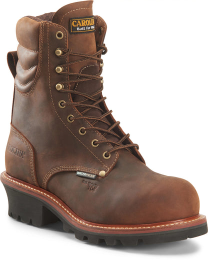Carolina Boot Hemlock 9" Comp Toe Dark Brown