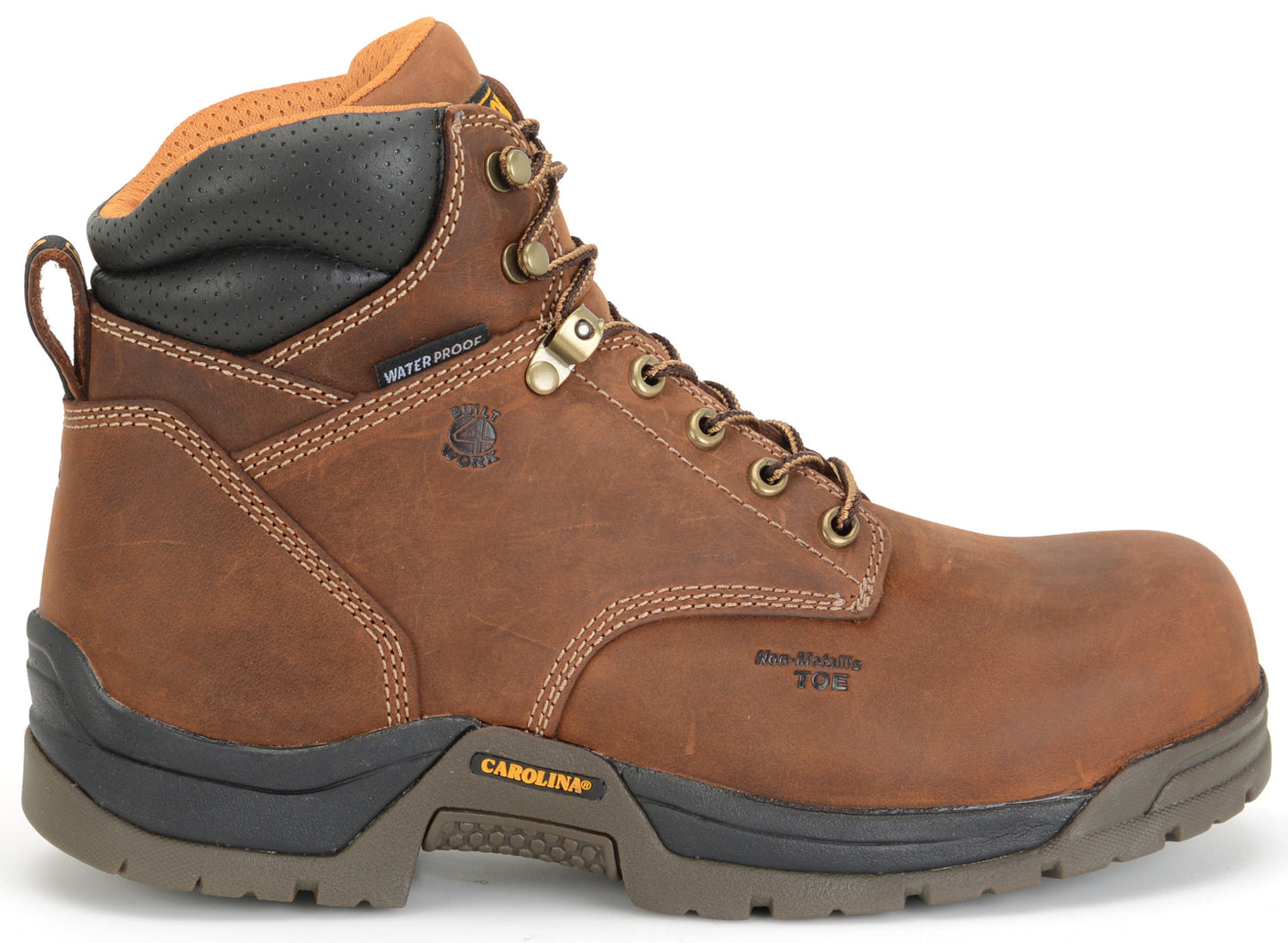 Carolina Boot Bruno Lo 6" Composite Toe Waterproof Work Boot Brown