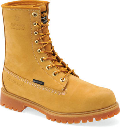 Carolina Boot Journeyman 8" Soft Toe Insulated Waterproof Work Boot Yellow