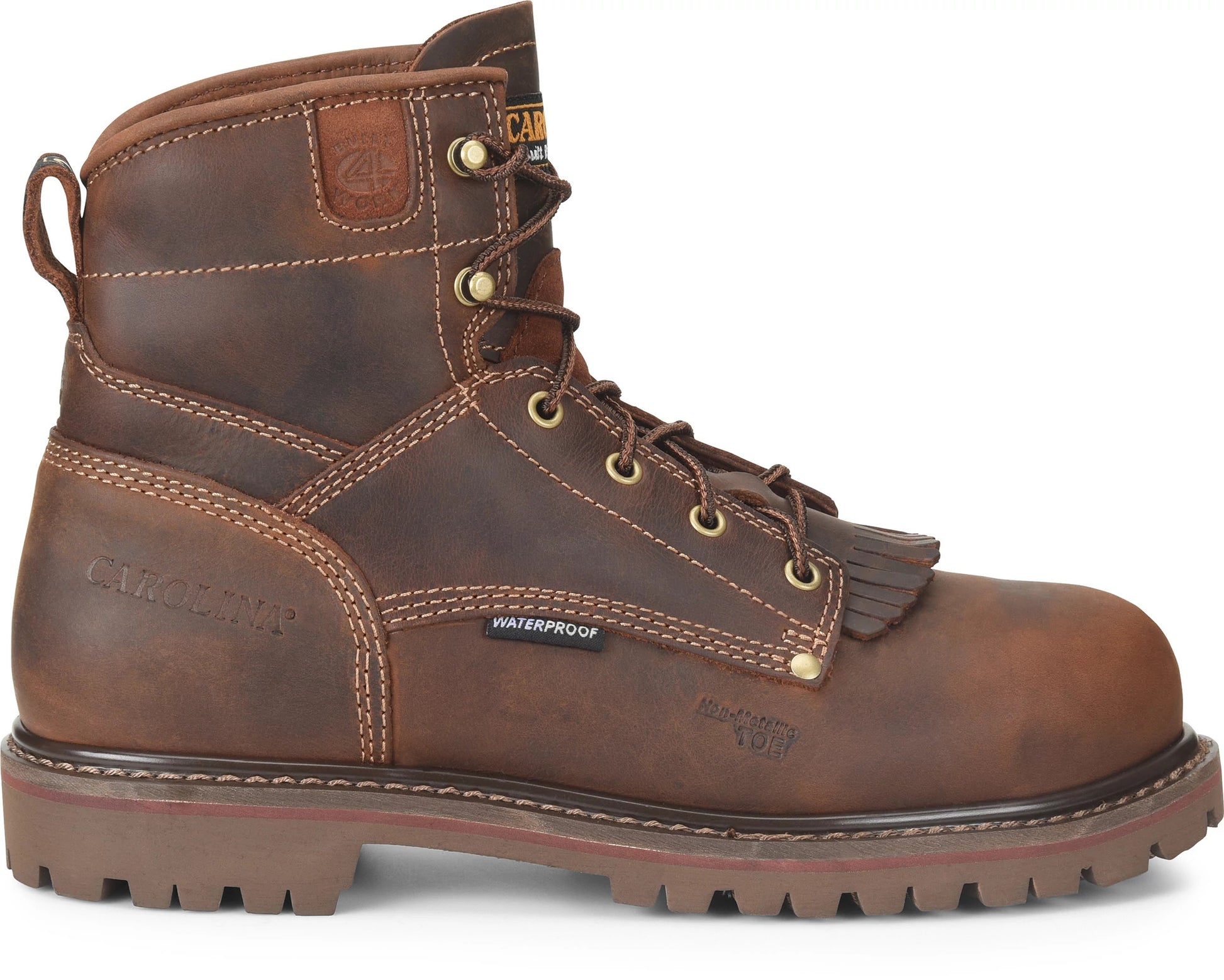 Carolina Boot 28 Series 6" Composite Toe Waterproof Work Boot Brown