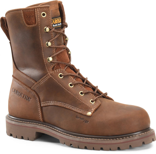 Carolina Boot 28 Series 8" Unlined Composite Toe Work Boot Dark Brown