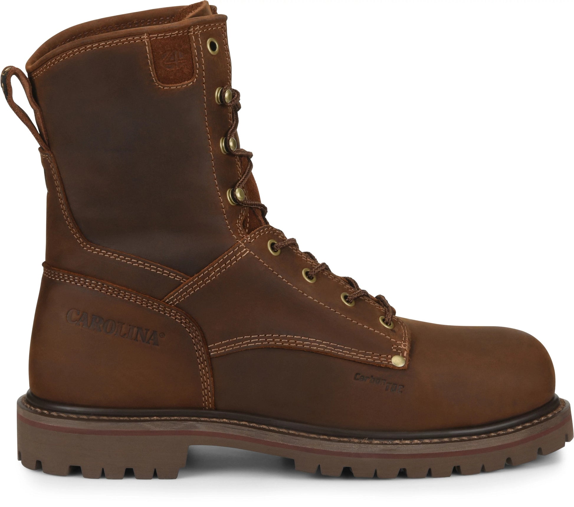 Carolina Boot 28 Series 8" Unlined Composite Toe Work Boot Dark Brown
