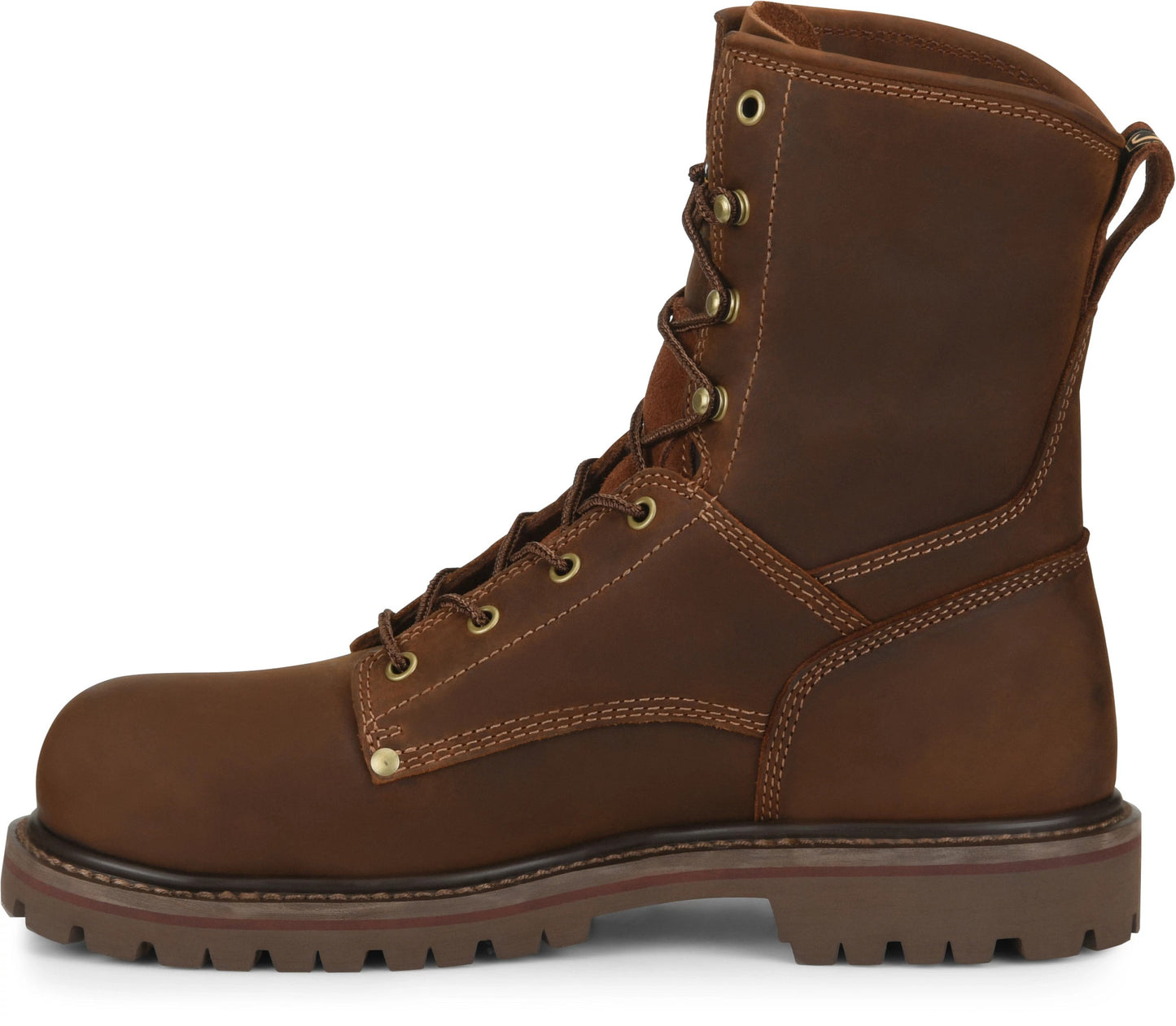 Carolina Boot 28 Series 8" Unlined Composite Toe Work Boot Dark Brown