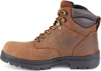 Carolina Boot Engineer 6" Steel Toe Waterproof Work Boot Dark Brown