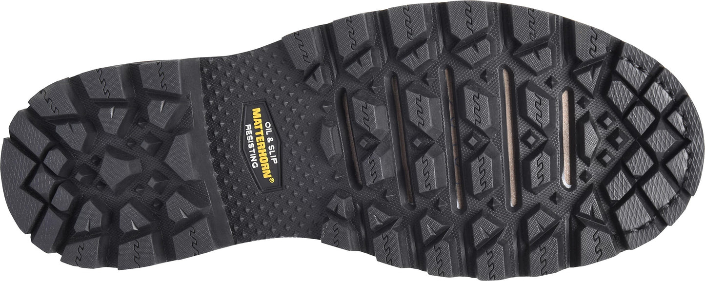 Carolina Boot Matterhorn I-Beam 8" Met Guard Carbon Composite Toe Waterproof Work Boot Dark Brown