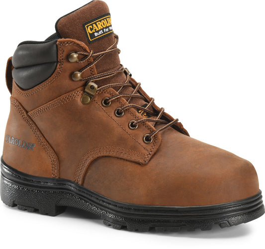 Carolina Boot Foreman 6” Broad Steel Toe Internal Met Guard Brown