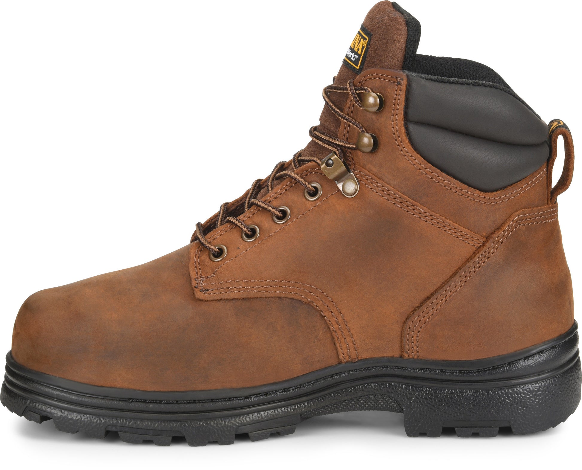 Carolina Boot Foreman 6” Broad Steel Toe Internal Met Guard Brown