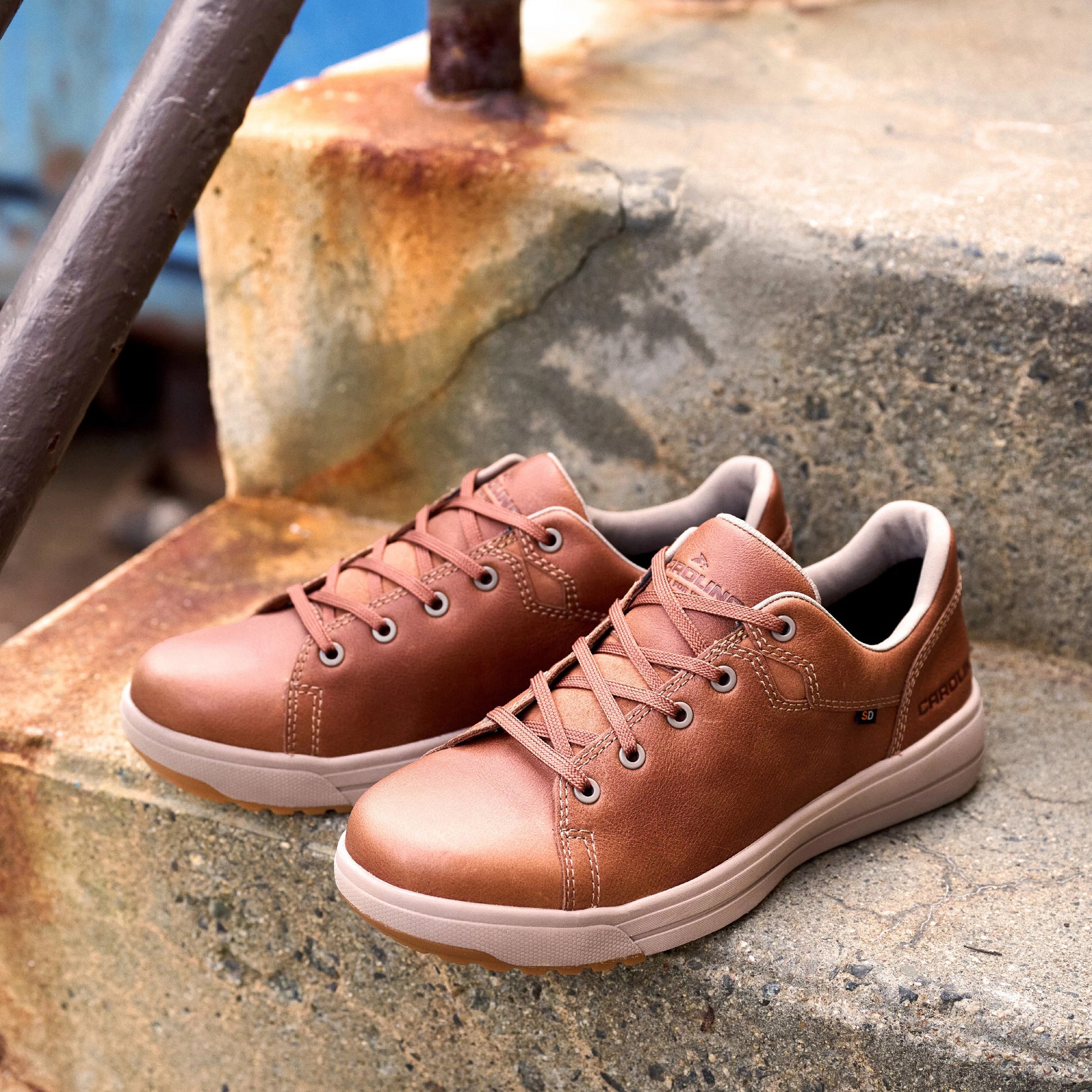 Carolina Boot Workline Comp Toe Oxford Tan