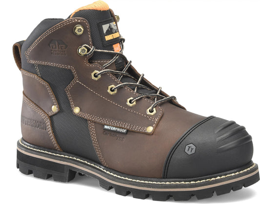 Carolina Boot Matterhorn I-Beam 6" Met Guard Carbon Composite Toe Waterproof Work Boot Dark Brown