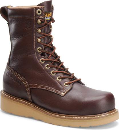 Carolina Boot Amp Men's 8" Wedge Work Boot Red Brown