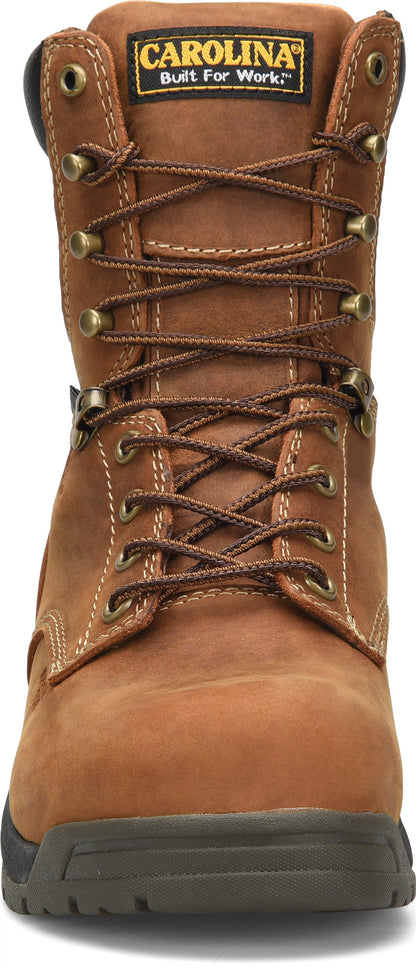 Carolina Boot Bruno Hi 8" Waterproof Work Boot Brown