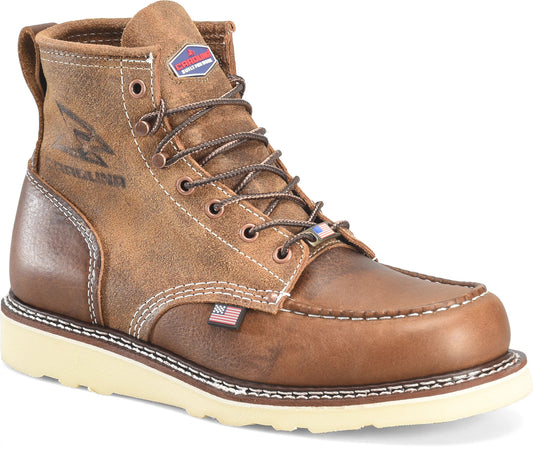 Carolina Boot Amp 6" Roughout Steel Toe Dark Brown