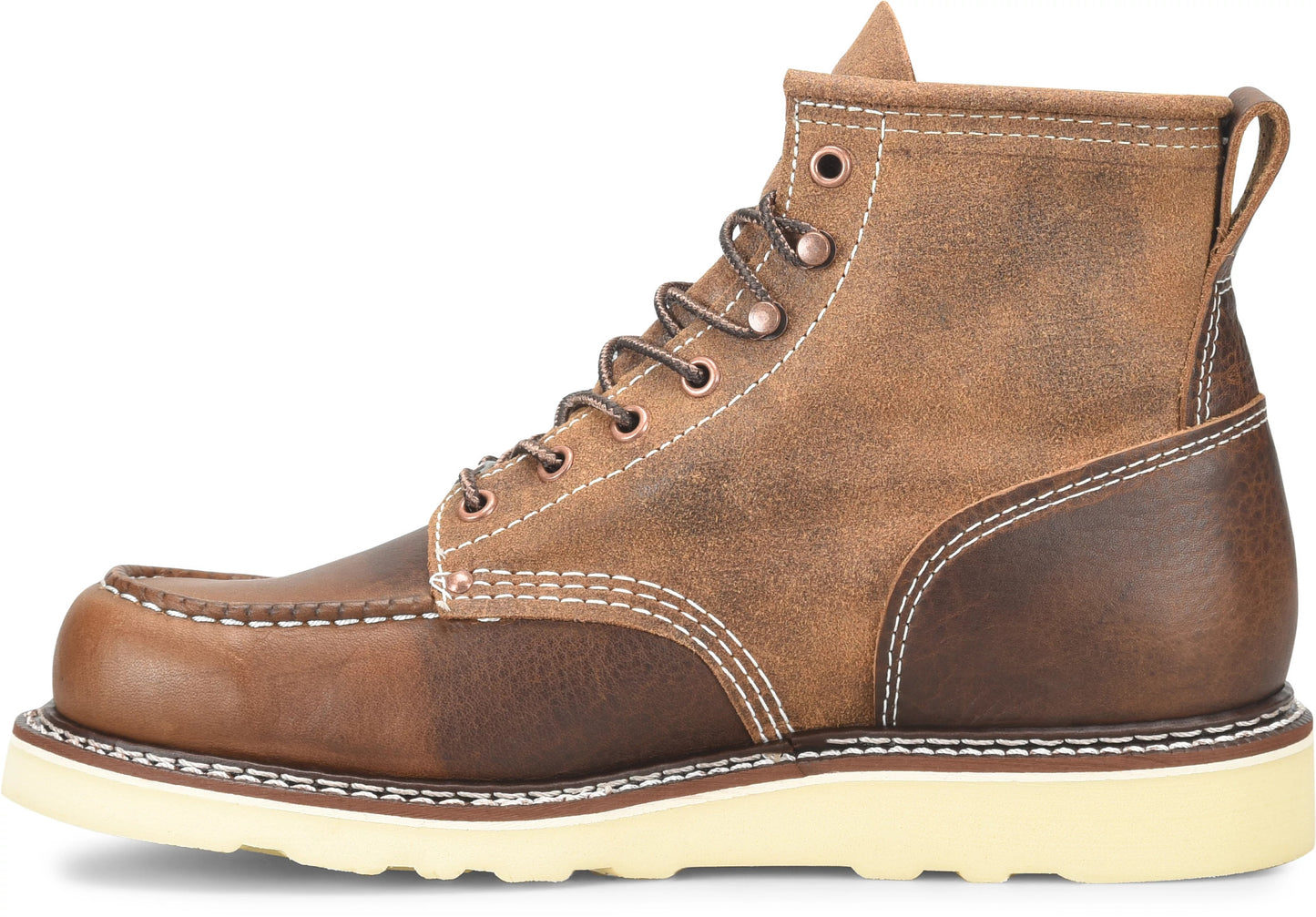 Carolina Boot Amp 6" Roughout Soft Toe Brown